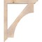 Ekena Millwork Westlake Traditional Smooth Bracket w/ Offset Brace, Douglas Fir, 5 1/2"W x 36"D x 44"H BKT0604X36X44WTL01SDF - alternate 3